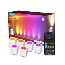 Govee Cube Wall Sconces, RGBIC LED Wall Light Works with Alexa, WiFi Smart Lights for Room Decor, Color Changing Indoor Light Fixture for Bedroom Dining Room, Music Sync, Adjustable Cables, 15ft - ‎H6088